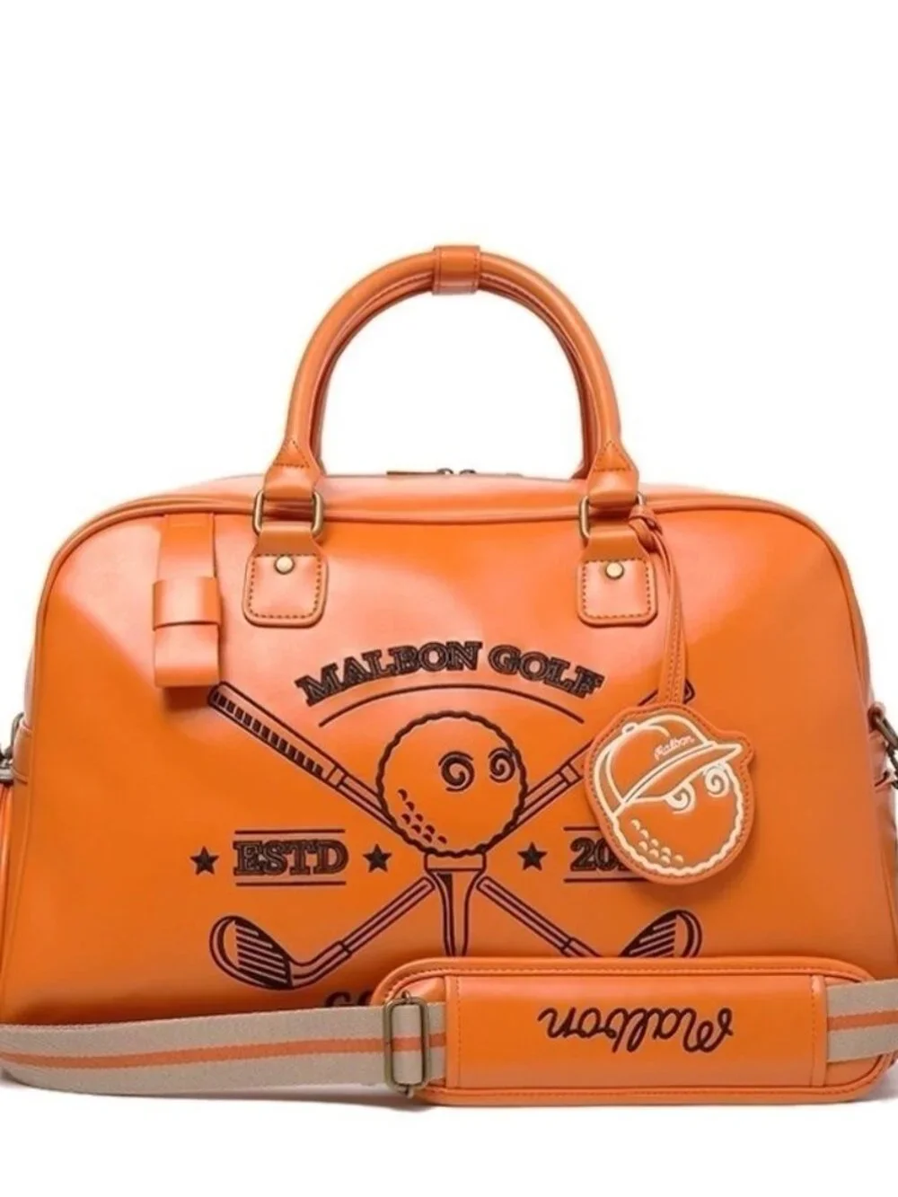 Malbon Golf Bag Boston Bag Clothing Storage Handbag with Shoulder Strap